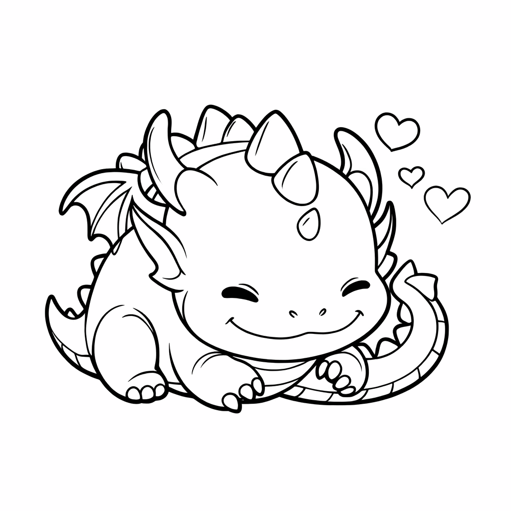 Baby dragon with pacifier