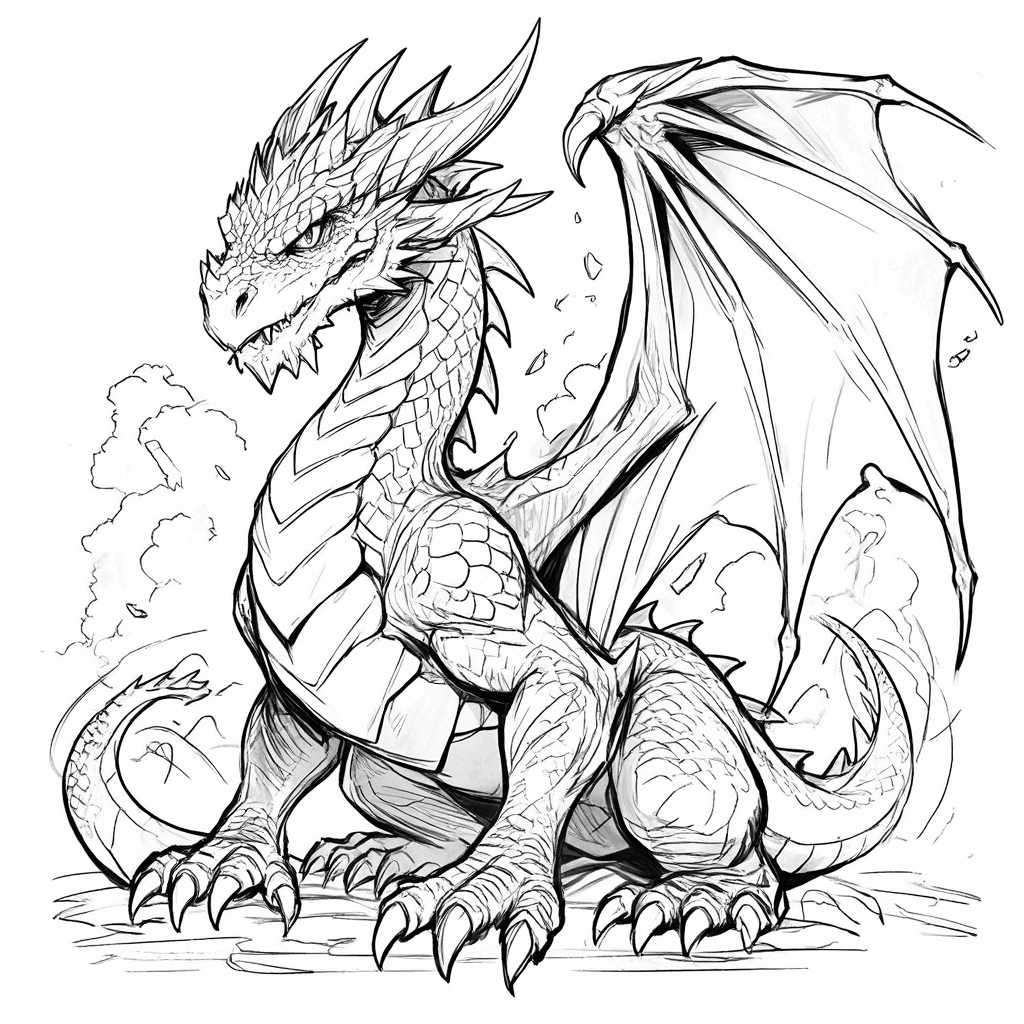 Battle-Scarred Dragon