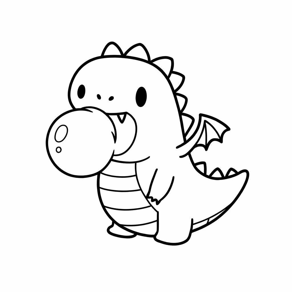 Bubble-Blowing Dragon