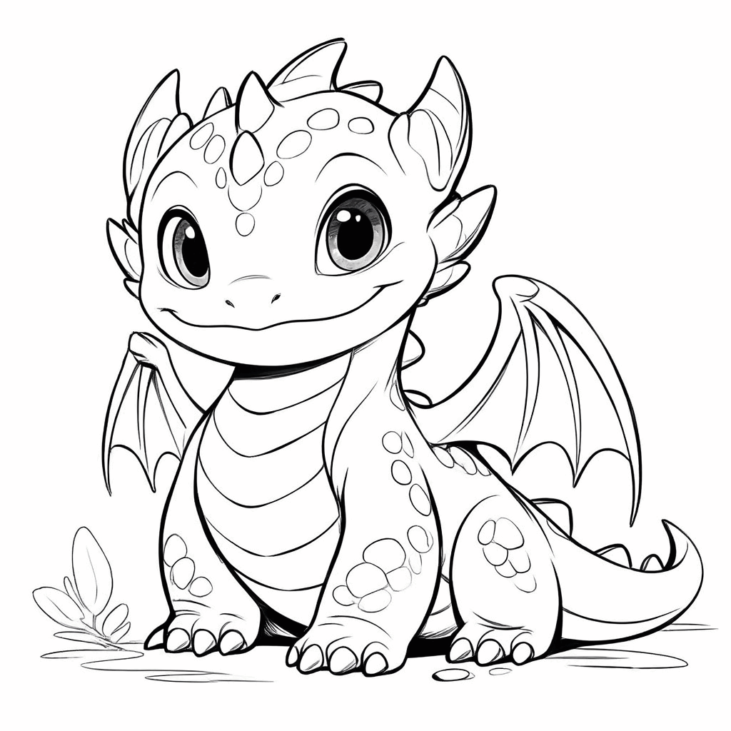 Disney-style dragon