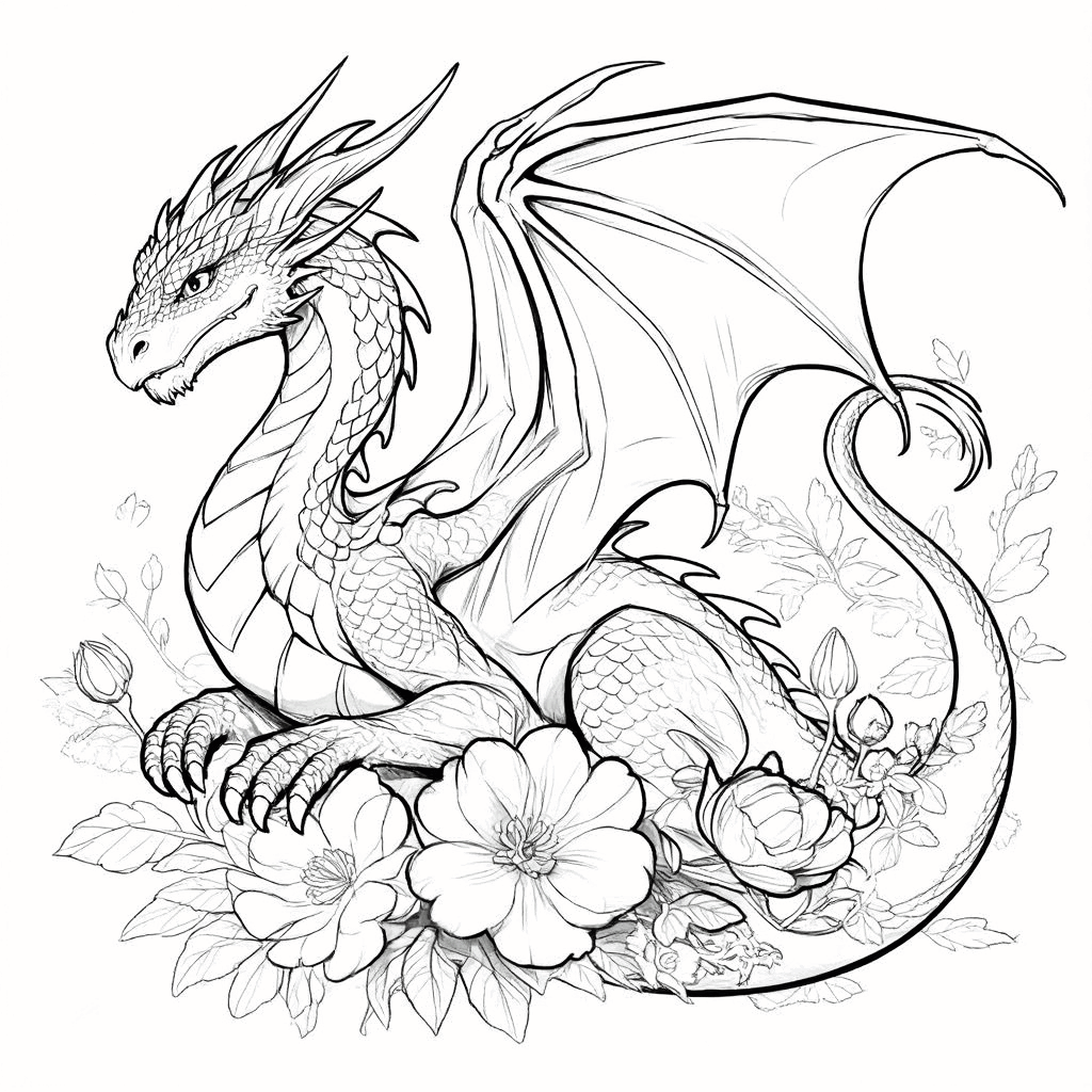 Floral Dragon