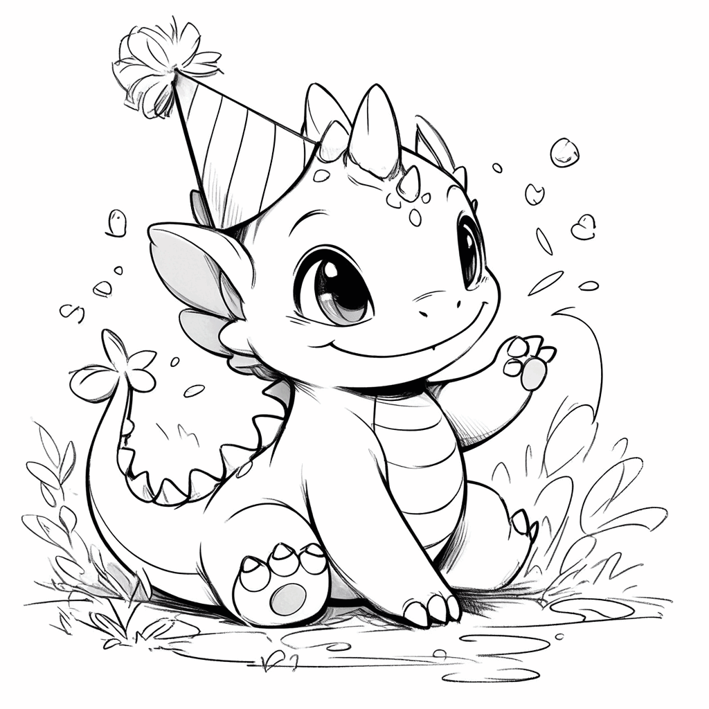 Party Hat Dragon