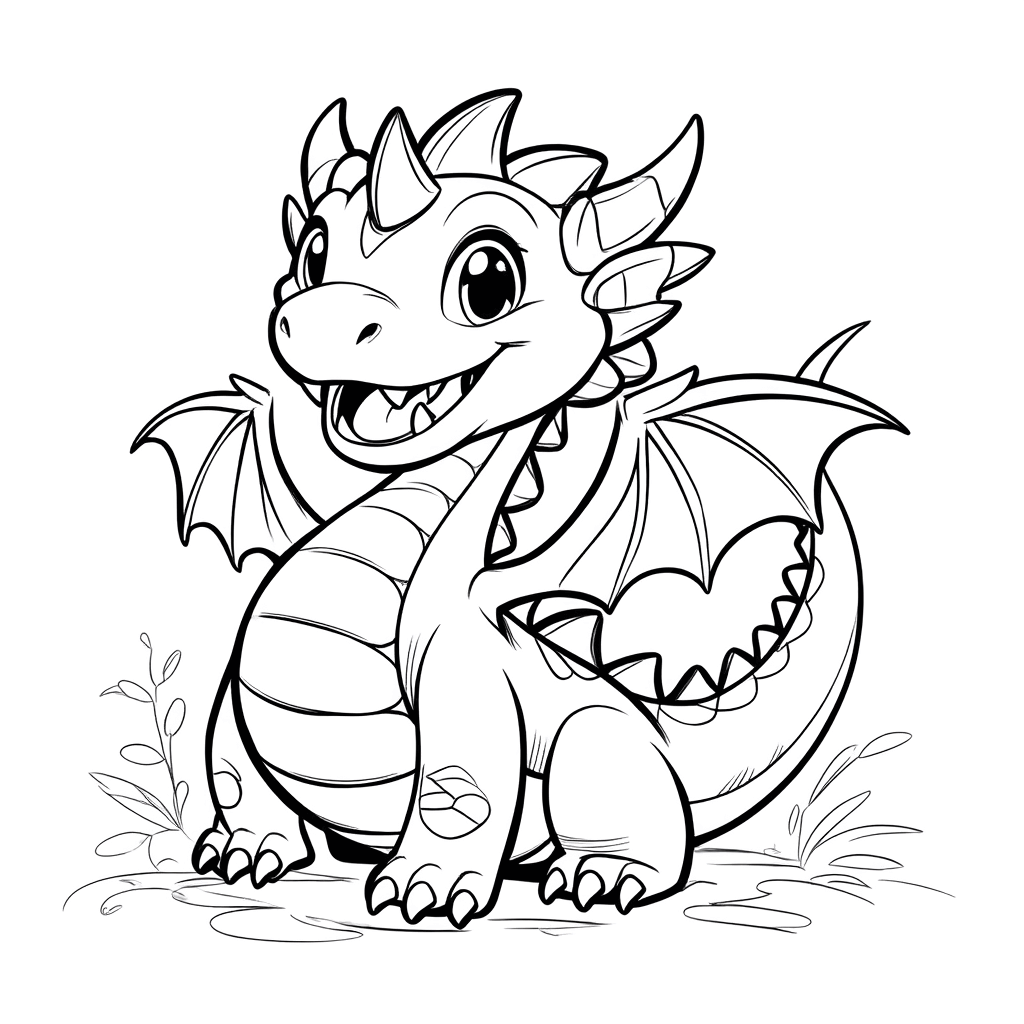 Rainbow-Spike Dragon